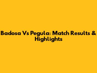 Badosa Vs Pegula: Match Results & Highlights