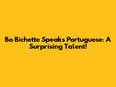 Bo Bichette Speaks Portuguese: A Surprising Talent!