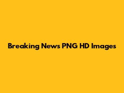 Breaking News PNG HD Images