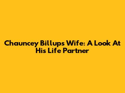 Chauncey Billups' Wife: A Look At His Life Partner