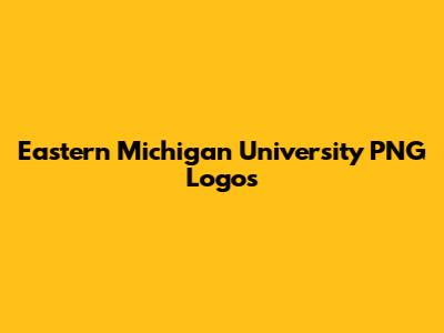 Eastern Michigan University PNG Logos
