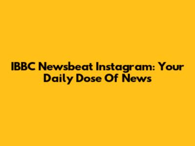 IBBC Newsbeat Instagram: Your Daily Dose Of News