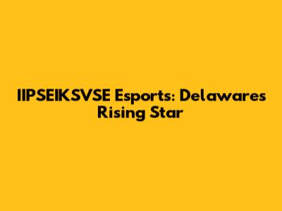 IIPSEIKSVSE Esports: Delaware's Rising Star