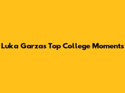 Luka Garza's Top College Moments