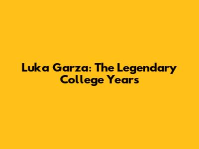 Luka Garza: The Legendary College Years