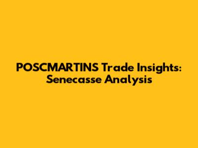 POSCMARTINS Trade Insights: Senecasse Analysis