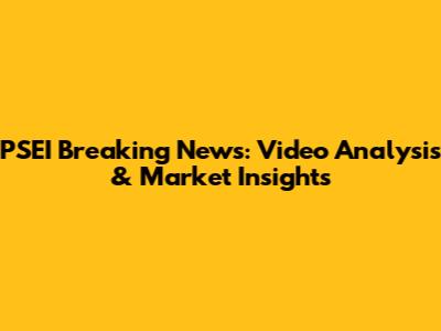 PSEI Breaking News: Video Analysis & Market Insights