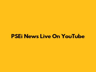 PSEi News Live On YouTube