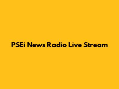 PSEi News Radio Live Stream