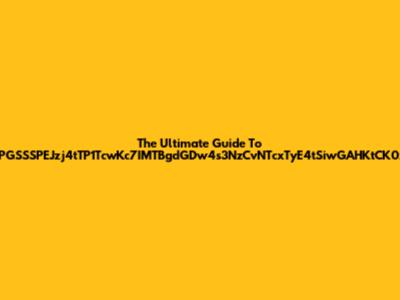 The Ultimate Guide To ZPGSSSPEJzj4tTP1TcwKc7IMTBgdGDw4s3NzCvNTcxTyE4tSiwGAHKtCK0zs