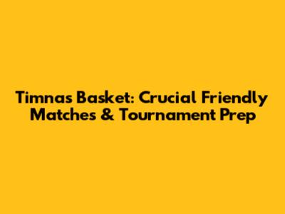 Timnas Basket: Crucial Friendly Matches & Tournament Prep