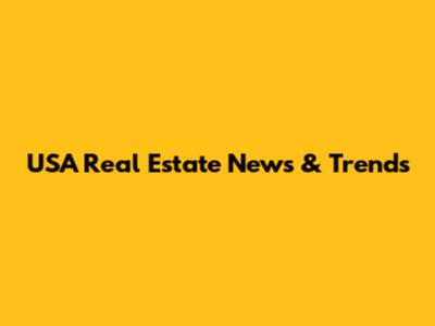 USA Real Estate News & Trends